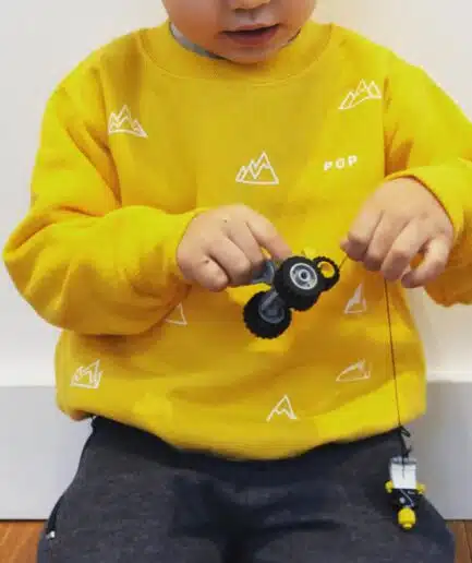 kids sweater mountain print