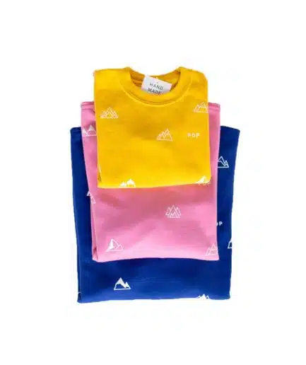 sweater met bergen patroon