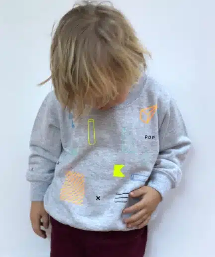 kids sweater met grafische print