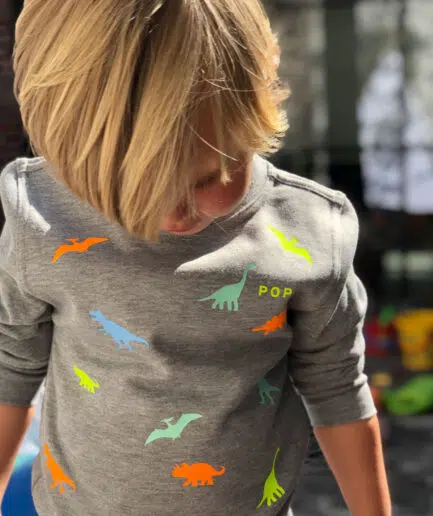 kids trui met dinosaurus print