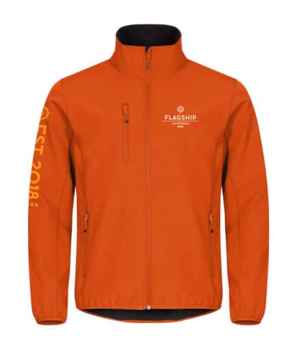 Flagship softshell jacket orange