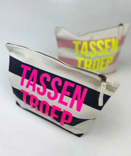 Tassentroep tasje gestreept