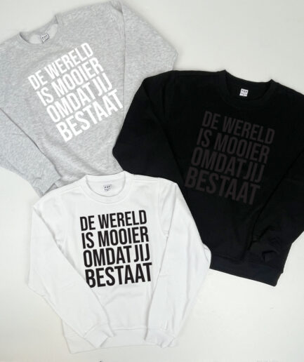 Minder prikkels sweater