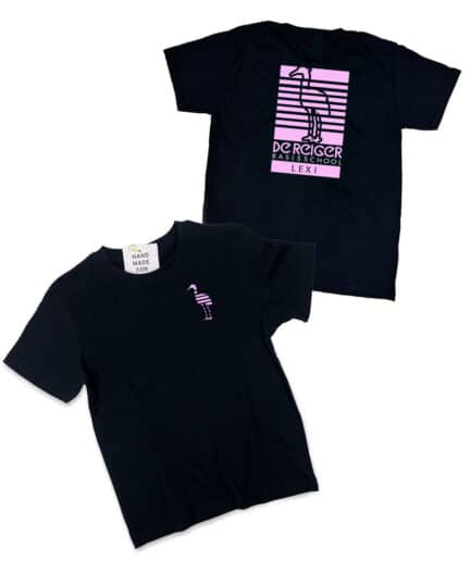 De reiger T-shirt met naam