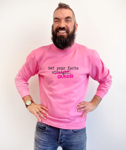 Get your facts queer sweater