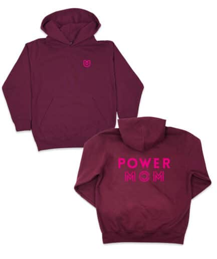 Power Hoodie Bordeaux