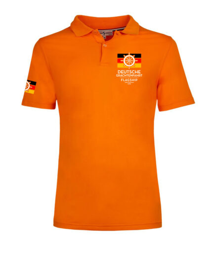 Flagship Deutsche Grachtenfahrt Polo Orange