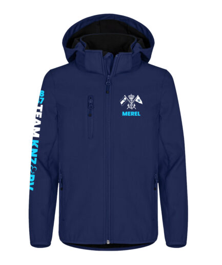 KNZRV softshell jas met naam